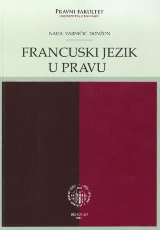 francuski jezik u pravu nada varničić donžon 