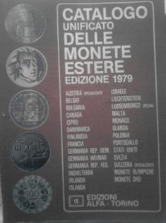 catalogo unificato delle monete estere edizione 1979  