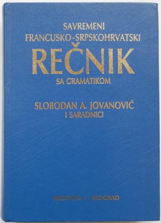 savremeni francusko srpskohrvatski rečnik sa gramatikom  