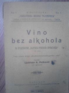 vino bez alkohola  