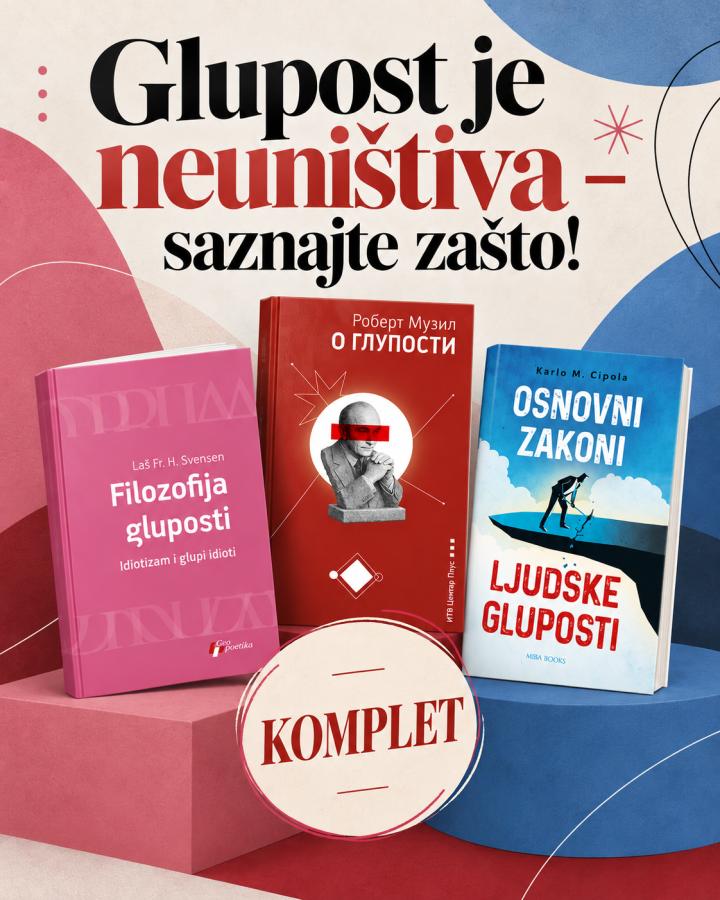 glupost je neuništiva komplet od 3 knjige 