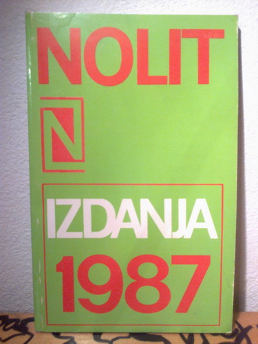 NOLIT IZDANJA 1987