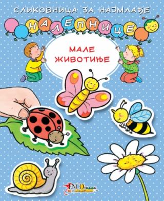 slikovnica sa trajnim nalepnicama male životinje fleurus 