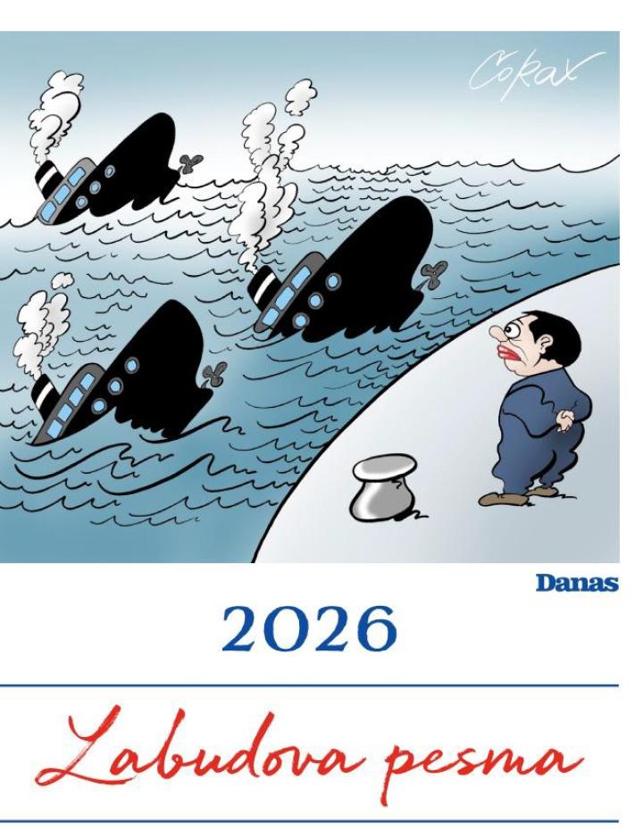 zidni kalendar corax labudova pesma 