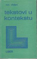 tekstovi u kontekstu odjeci i odnosi u novijoj književnosti  