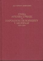 građa arhiva srbije o narodnom pozorištu u beogradu 1835 1914  