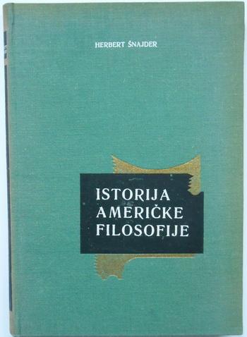 istorija američke filosofije 