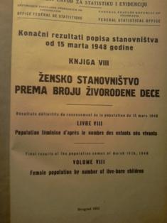 konačni rezultati popisa stanovništva od 15 marta 1948 godine  
