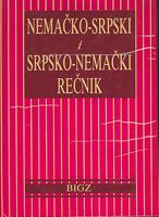 nemačko srpsko i srpsko nemački rečnik  