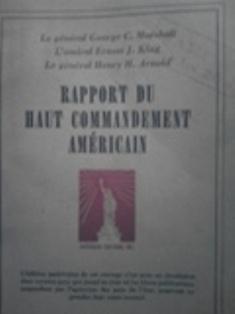 rapport du haut commandement americain  