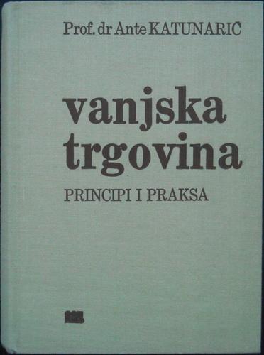 vanjska trgovina principi i praksa 