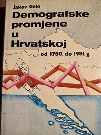 demografske promjene u hrvatskoj od 1780 do 1981 g  