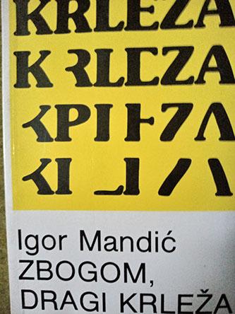 zbogom, dragi krleža 
