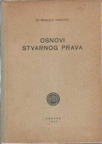 osnovi stvarnog prava 