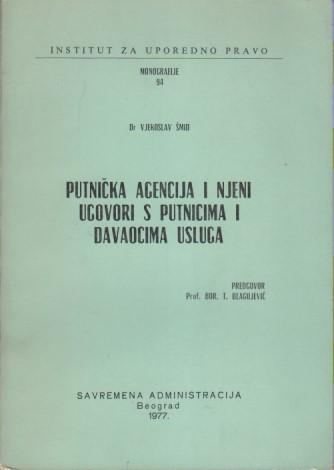 putnička agencija i njeni ugovori s putnicima i davaocima usluga 