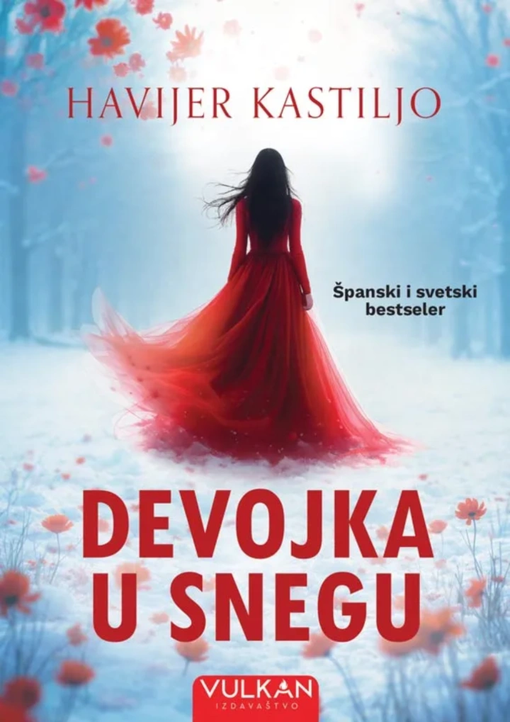 devojka u snegu 