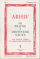 DVE STOTINE GODINA OD FRANCUSKE REVOLUCIJE - Arhiv za pravne i društvene nauke 3 / 1989