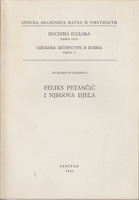 FELIKS PETANČIĆ I NJEGOVA DJELA