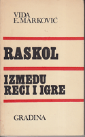 RASKOL IZMEĐU REČI I IGRE- Sukob dve estetike