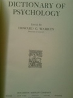 Dictionary of psychology