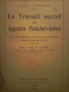 Le travail secret des agents bolchevistes 