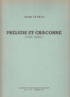 PRELUDE ET CHACONNE POUR PIANO