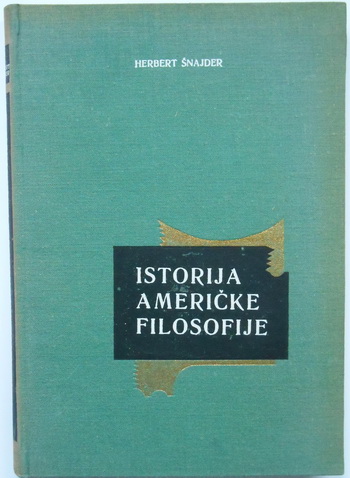 ISTORIJA AMERIČKE FILOSOFIJE