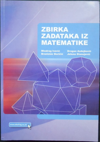 ZBIRKA ZADATAKA IZ MATEMATIKE