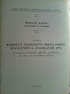 Radnici u inozemstvu prema popisu stanovništva Jugoslavije 1971.