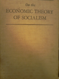On the economic theory of socialism
