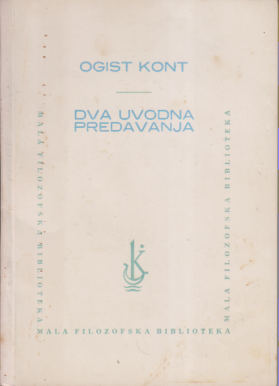 DVA UVODNA PREDAVANJA 