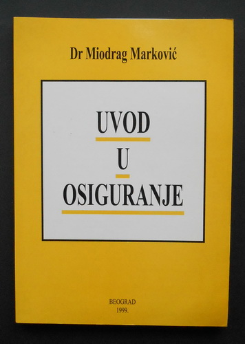 UVOD U OSIGURANJE