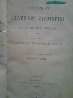 Plutarhovi izabrani životopisi znamenitih Grka i Rimljana
