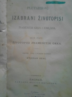 Plutarhovi izabrani životopisi znamenitih Grka i Rimljana