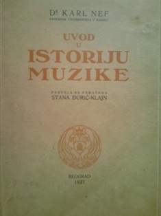 Uvod u istoriju muzike