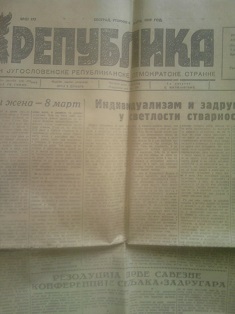 Republika, 8.3.1949.