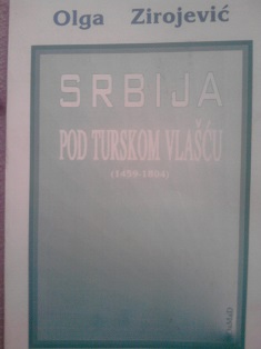 Srbija  pod turskom vlašću 1459-1804