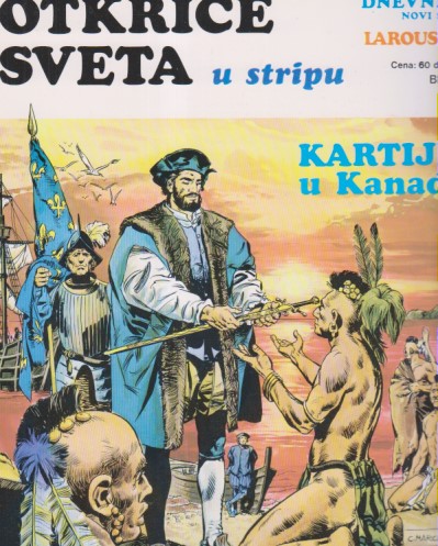 OTKRIĆE SVETA u stripu / KARTIJE U KANADI