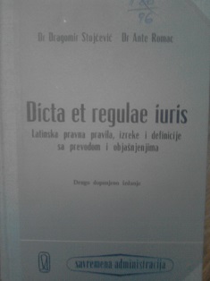 Dicta et regulae iuris