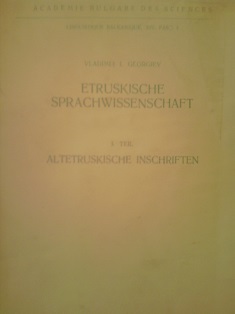 Etruskische sprachwissenschaft