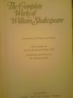 The complete works of William Shakespeare