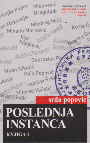 POSLEDNJA INSTANCA / knjiga 1