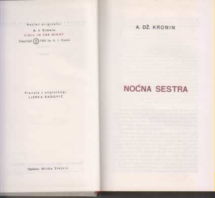 NOĆNA SESTRA