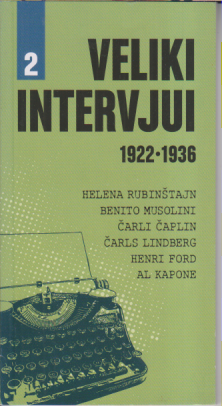 VELIKI INTERVJUI 1922-1938