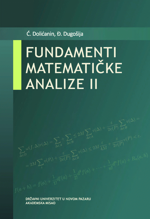 Fundamenti matematičke analize II